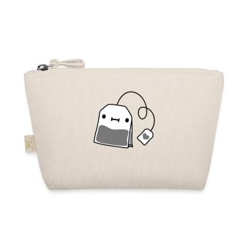 petit sachet de thé avec visage - Trousse biologique - nature - Devant