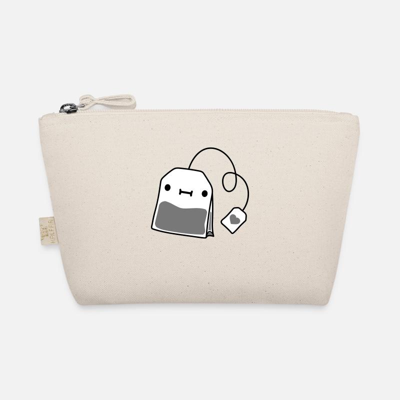 small teabag with face Organic Pouch