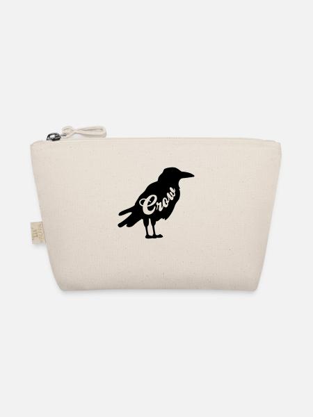 crow - Bio-Täschchen - Natur