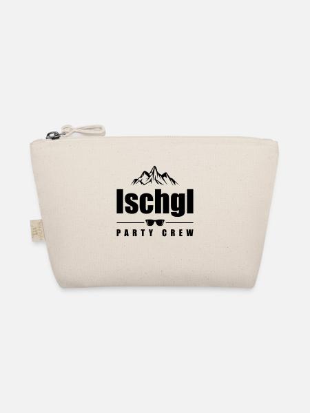 ischgl party crew - Bio-Täschchen - Natur - Vorne