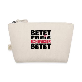 Betet freie Schweizer betet - Bio-Täschchen - Natur - Vorne