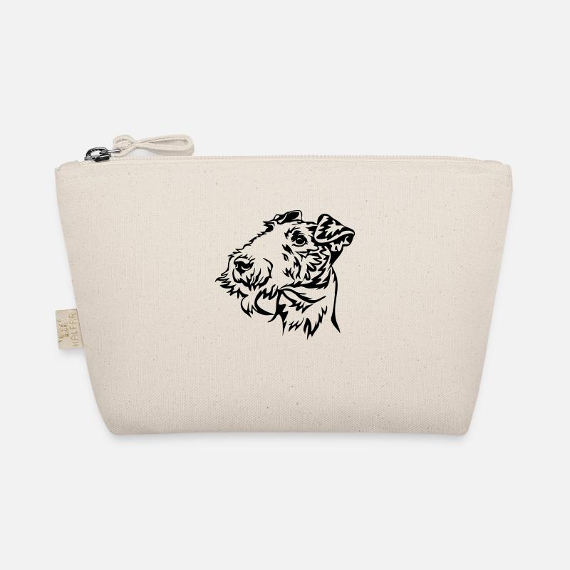 Fox terrier head Organic Pouch
