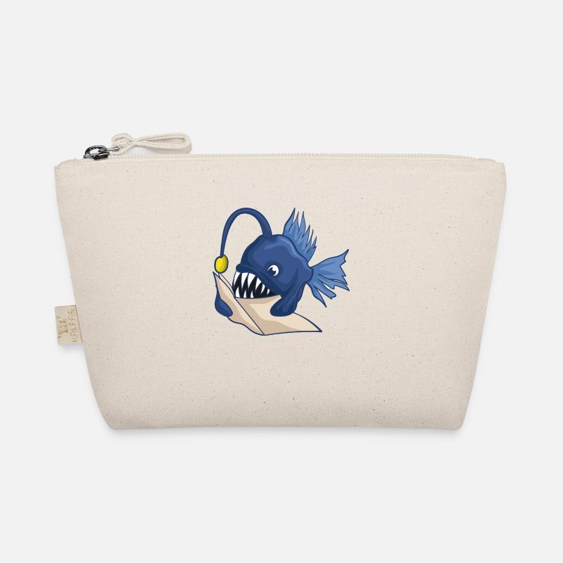 Deep Sea Anglerfish With Book Organic Pouch
