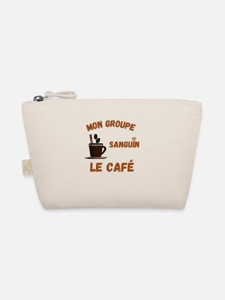 Groupe sanguin le café - Cadeau humour Tasse café - Trousse biologique - nature