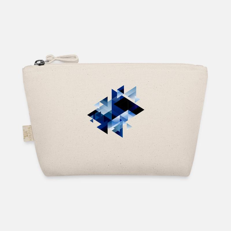 Abstract Shapes - Triangles Organic Pouch