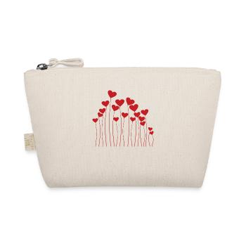 Heart balloon - Organic Pouch - nature - Front