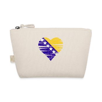 Bosnian flag heart by the Manzanita’s - Trousse biologique - nature - Devant