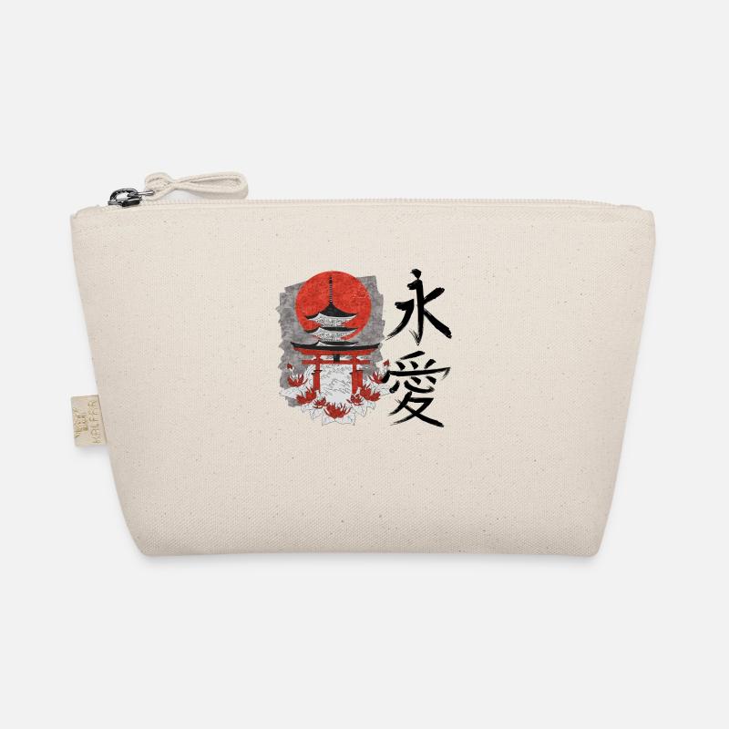 Everylasting Love für einen Japaner oder Japan Bio-Täschchen