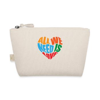 All we need is love - Organic Pouch - nature - Front