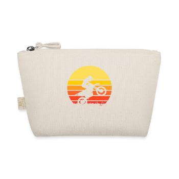 Moto cross et coucher de soleil - sport - Trousse biologique - nature - Devant