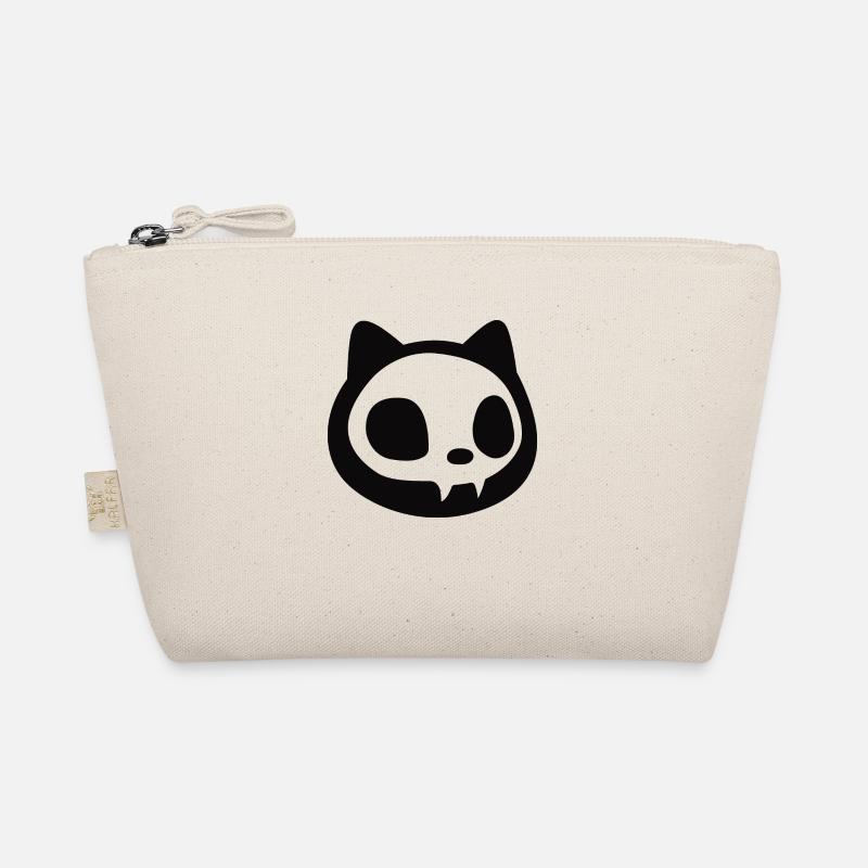 Chat noir vampire Radios d’Halloween Trousse biologique