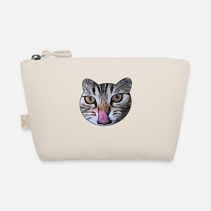 Verschleckte katze Bio-Täschchen