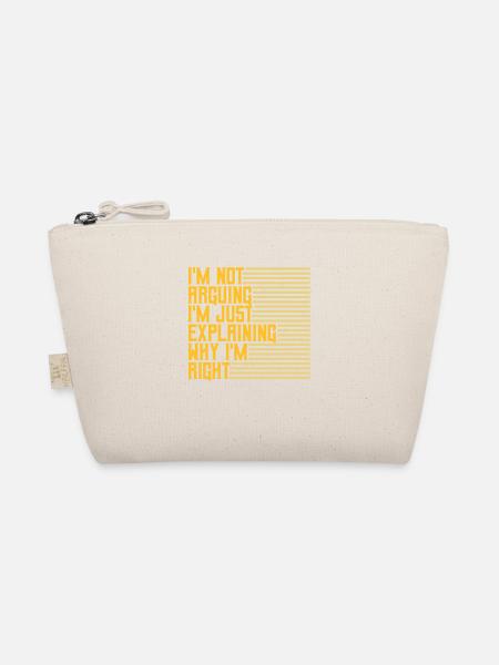 I m not arguing - Organic Pouch - nature - Front