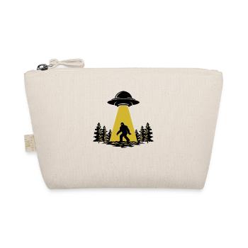 Conception Bigfoot UFO Believer| Sasquatch Alien Tee - Trousse biologique - nature - Devant