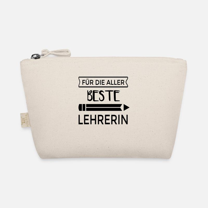 Für die allerbeste Lehrerin! personalisierbar Bio-Täschchen