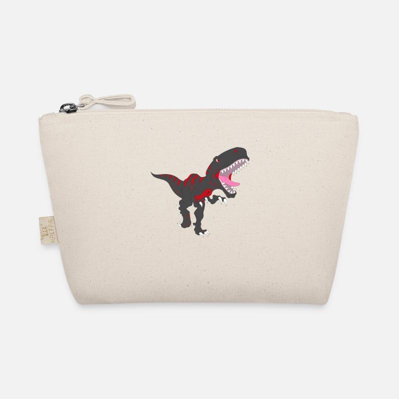 Black T-rex Organic Pouch