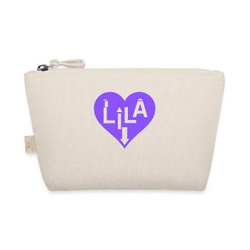Lila Love - Bio-Täschchen - Natur - Vorne