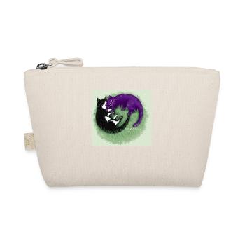 Ying Yang Katzen - Bio-Täschchen - Natur - Vorne