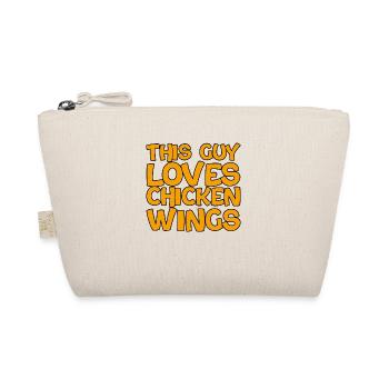 This Guy Loves Chicken Wings 2 - Organic Pouch - nature - Front