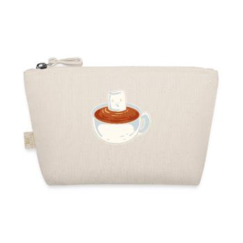 Marshmallow Mann Wohnmobil Gift - Bio-Täschchen - Natur - Vorne