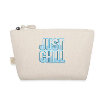 Just Chill Text Logo - Organic Pouch - nature - Front
