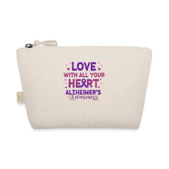 Alzheimer's Disease Brain Forgotten Forgetful - Organic Pouch - nature - Front