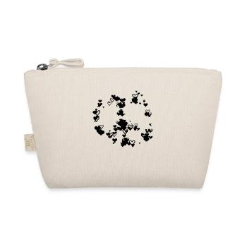 Peace Drawn Drawing Designer Vector - Organic Pouch - nature - Front