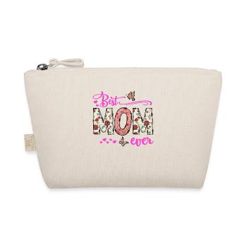 Proud Mom Mother MomMy Life's Work Kids Child - Organic Pouch - nature - Front