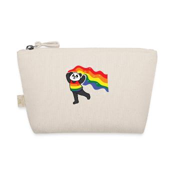 LGBT Panda LGBTQ Geschenk - Bio-Täschchen - Natur - Vorne