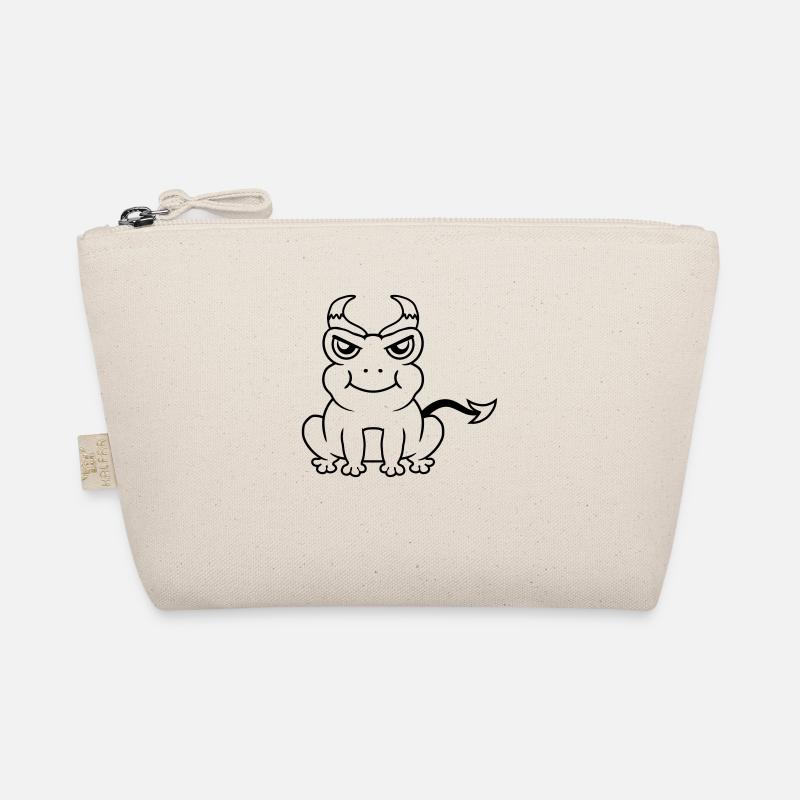 Evil Devil Horns Frog Organic Pouch