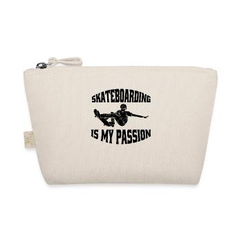 Skateboard Skater Sakten Skateboarding Longboard - Organic Pouch - nature - Front