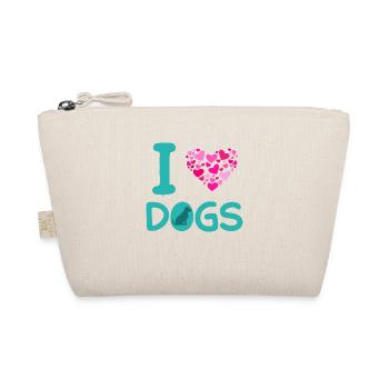 Amoureux des chiens J’aime les chiens - Trousse biologique - nature - Devant