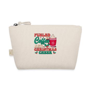 Christmas Coffee - Weihnachten Kaffee, ugly xmas - Bio-Täschchen - Natur - Vorne