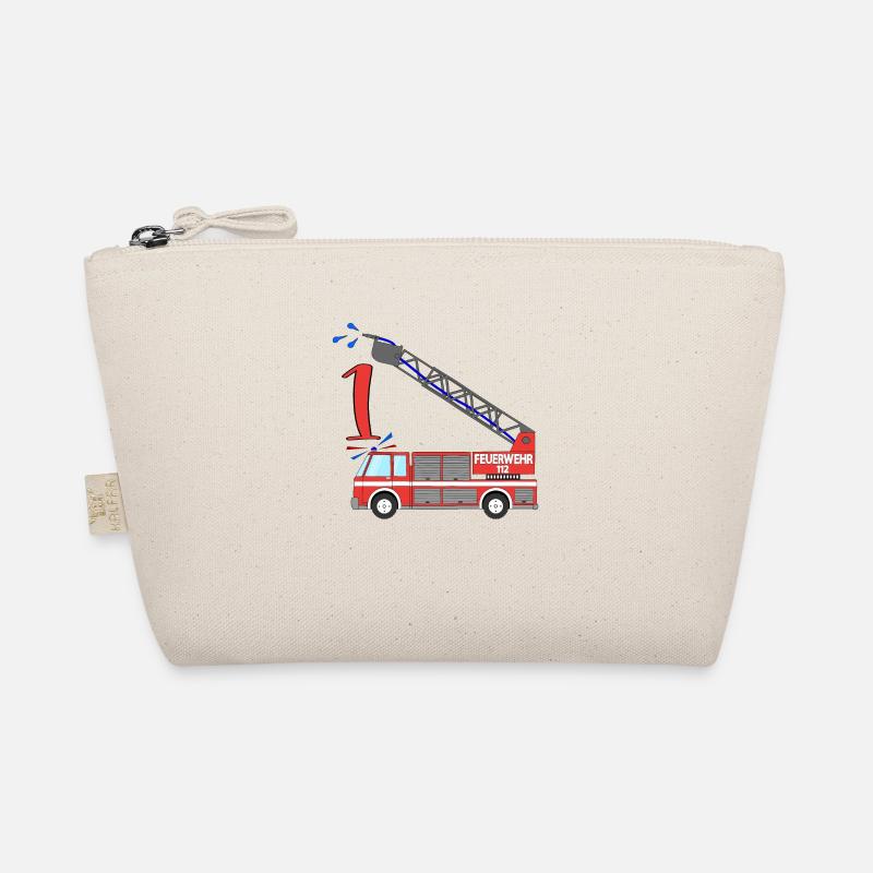 Feuerwehrauto 1. Geburtstag Bio-Täschchen