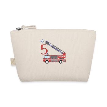 Camion de pompiers 5e anniversaire - Trousse biologique - nature - Devant