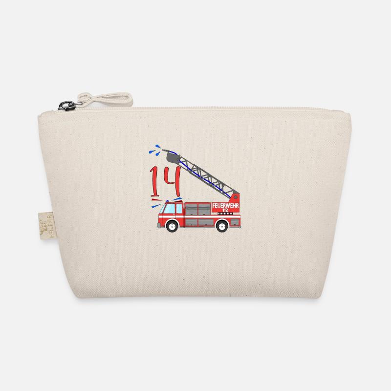 Fire engine 14th birthday Organic Pouch