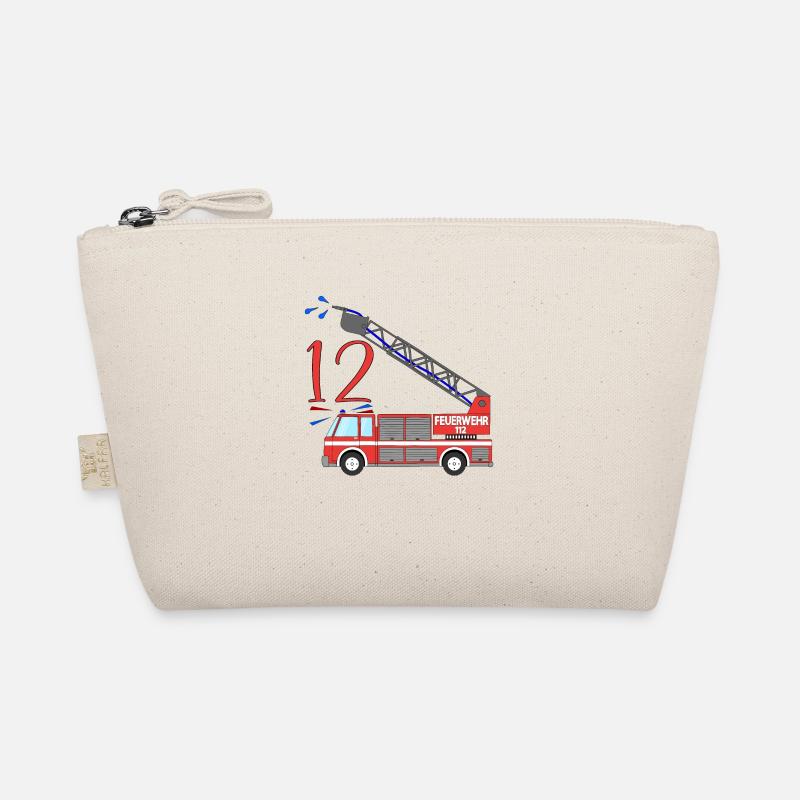 Fire engine 12th birthday Organic Pouch