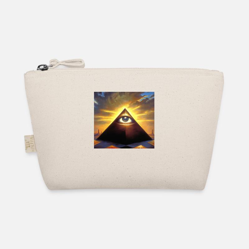Illuminati Eye in Pyramid Organic Pouch