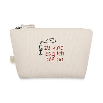 zu vino sag ich nie no - Bio-Täschchen - Natur - Vorne