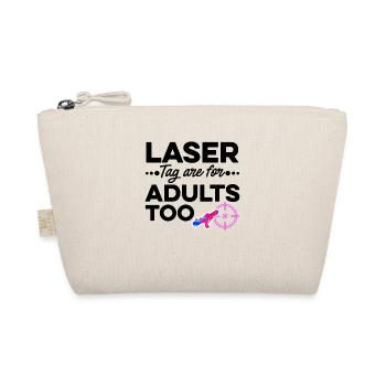Lasertag Are For Adults Too Lasertag Player Laserg - Bio-Täschchen - Natur - Vorne