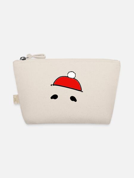 Sloth Christmas Cute Sloth Vector 4 - Organic Pouch - nature - Front