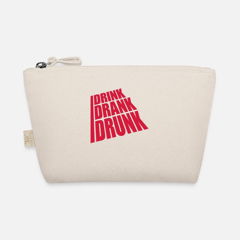 drink drank drunk Zitat Bio-Täschchen