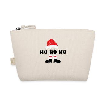 HO HO HO - Bio-Täschchen - Natur - Vorne