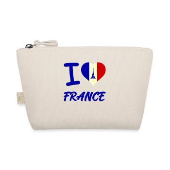 I Love France - Organic Pouch - nature - Front