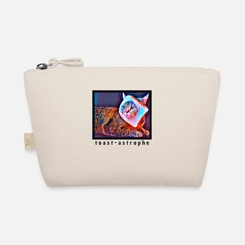 Cat toast astrophe - Catoastrophe Funny Cat design - Bio-Täschchen - Natur