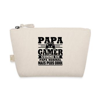 Papa gamer comme un papa normal - Trousse biologique - nature - Devant