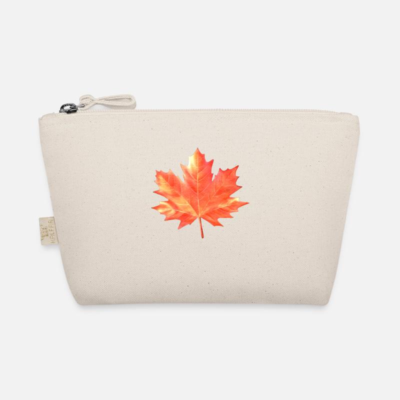 Maple Leaf Couleurs colorées Maple Tree Forest Warm Trousse biologique