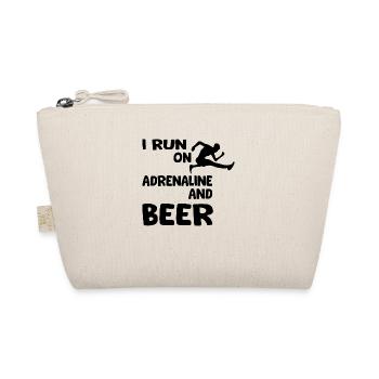 Marathon Triathlon Running jogging Biking Cycling - Organic Pouch - nature - Front