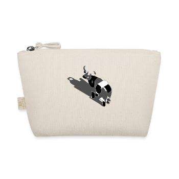 Gadi the stylized cow - Organic Pouch - nature - Front