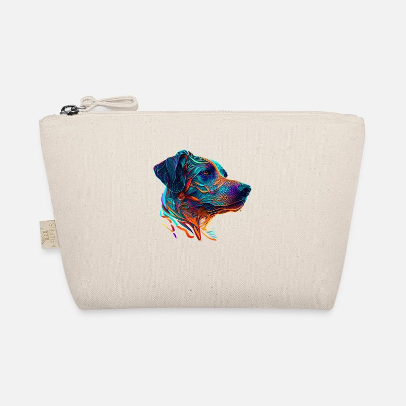 Rhodesian Ridgeback Dog breed vector dog in colorful Organic Pouch
